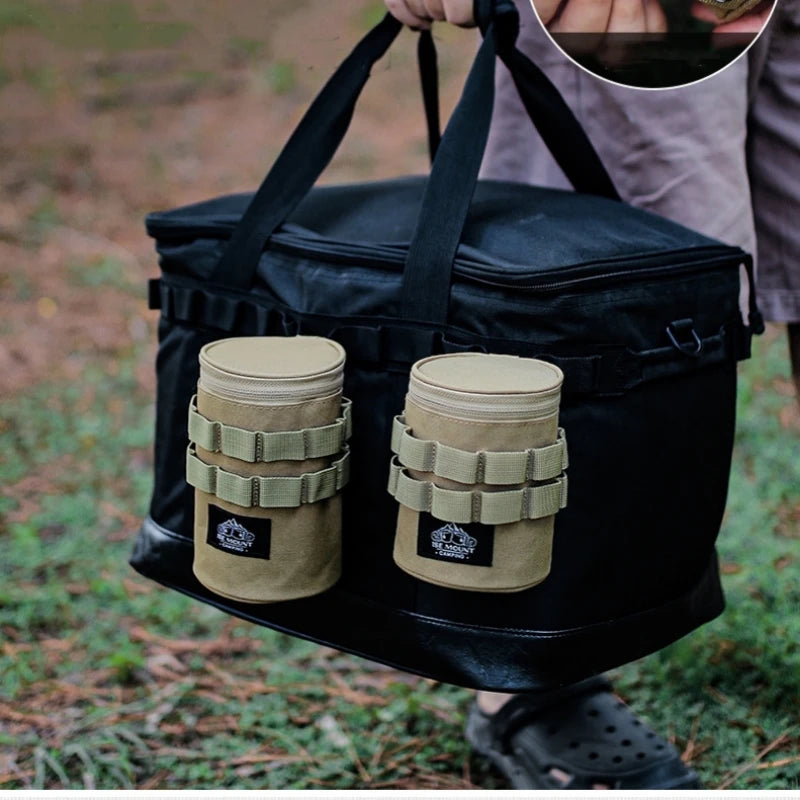 Outdoor Camping Water Cup Storage Bag Tactical Multi-Functional Storage Bag 600d Oxford Cloth Portable Water Cup Protection Bag