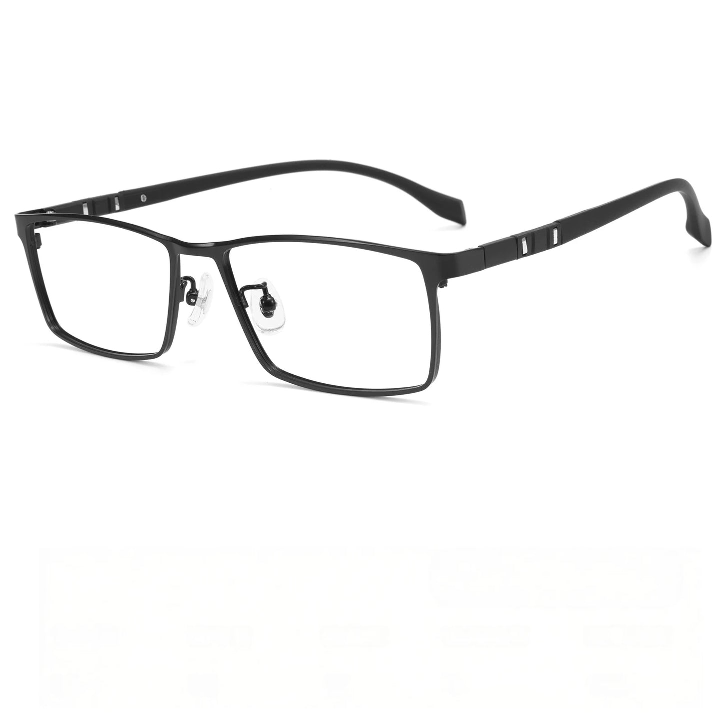 Retro Square Lightweight Alloy Eyeglasses Frames for Men