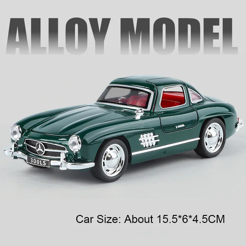 1:32 Scale 300SL GT63 V8 Sports Car Model Toy Metal Die-cast Sound Light Pull Back Vehicles Models Boys Hobby Ornaments Gifts