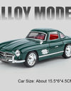 1:32 Scale 300SL GT63 V8 Sports Car Model Toy Metal Die-cast Sound Light Pull Back Vehicles Models Boys Hobby Ornaments Gifts