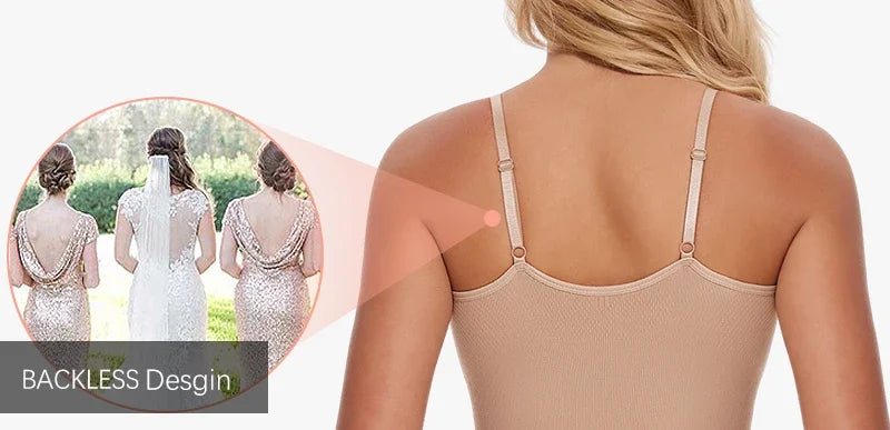 Women Full Body Shapewear Bodysuit – Tummy Control Thigh Slimmer Fajas