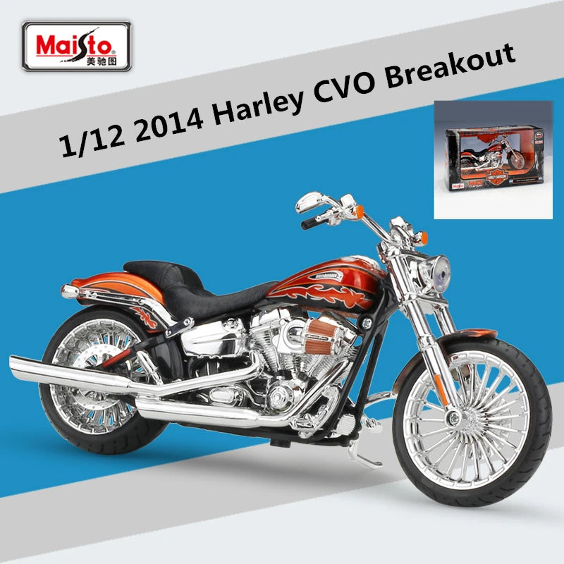 Diecast Harley Street Glide Special 2015 Motorcycle Model 1 to 12 Scale