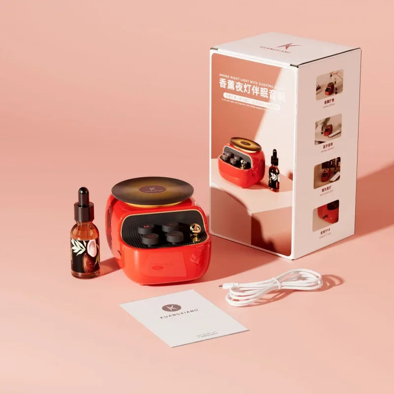 Aromatherapy Night Light Creative Mini Atmosphere Wireless Bluetooth Speaker Desktop High Sound Quality Ornament Bass Cannon