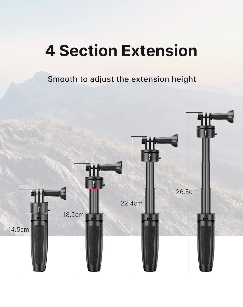 Extended Action Camera Tripod Quick Instal Switch Tripod for Gopro 12 11 10 9 8 Max Extend Gopro Vlog Tripod Accessories