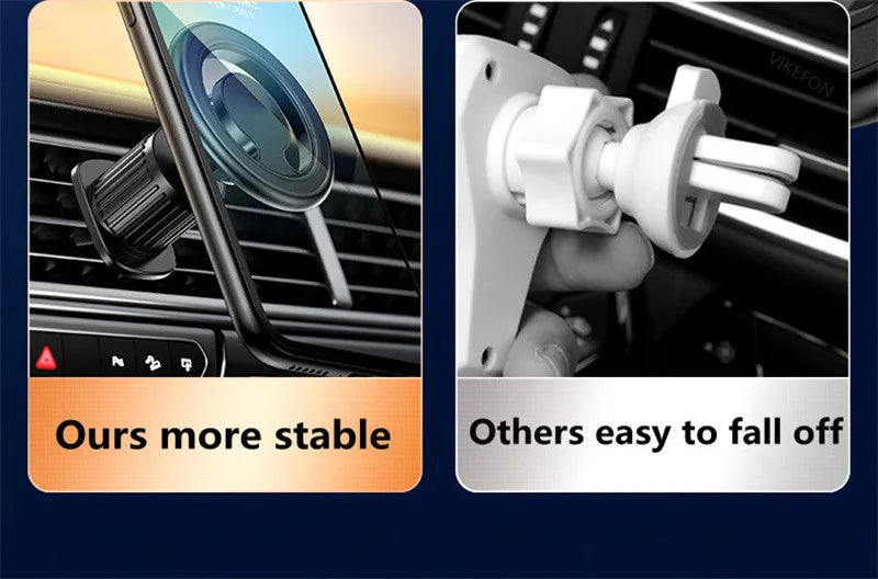 Car Phone Holder Stand Car Mount Support Mobile Bracket in Car For Macsafe iPhone 15 14 13 12 Samsung Xiaomi