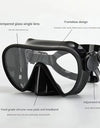 Scuba Diving Snorkeling Frameless Mask Perfect Seal Silicone Skirt Panoramic View Tempered Glass Swim Goggles Suitable for Adult