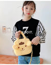 Sanrio Cartoon Plush Shoulder Bags Hello Kitty Kuromi Melody Cute Crossbody Bag Anime Children Handbag