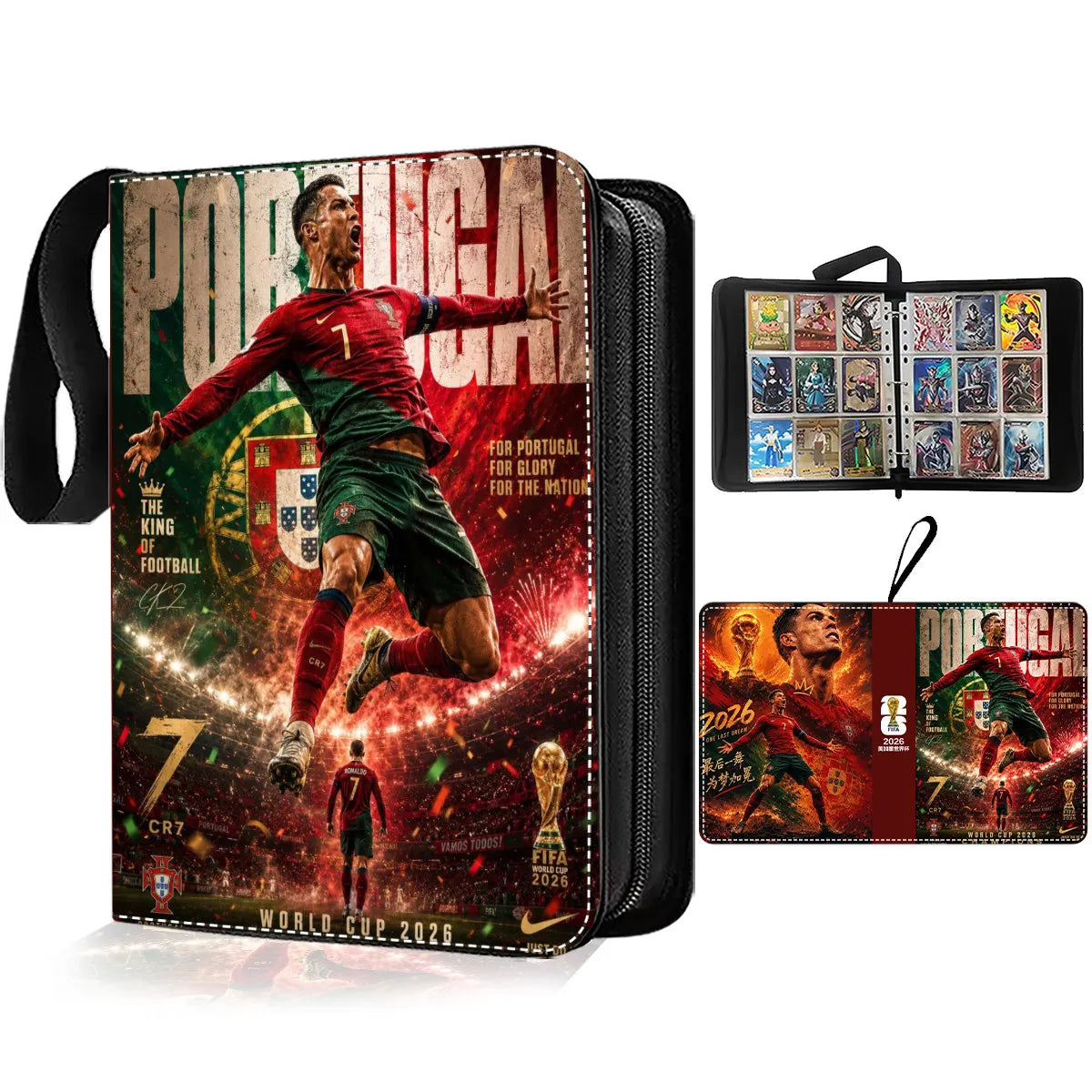 2026 Soccer Trading Card Album Football Card Collection Binder