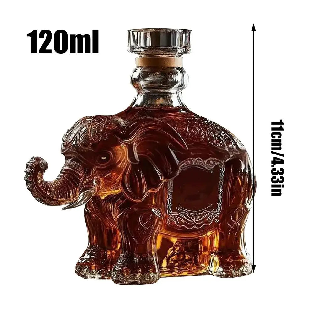 Whiskey Glass Decanter Animal Statue Whiskey Decanter Wine Bottle Liquor Bottle Home Decorations Wine Container for Alcohol