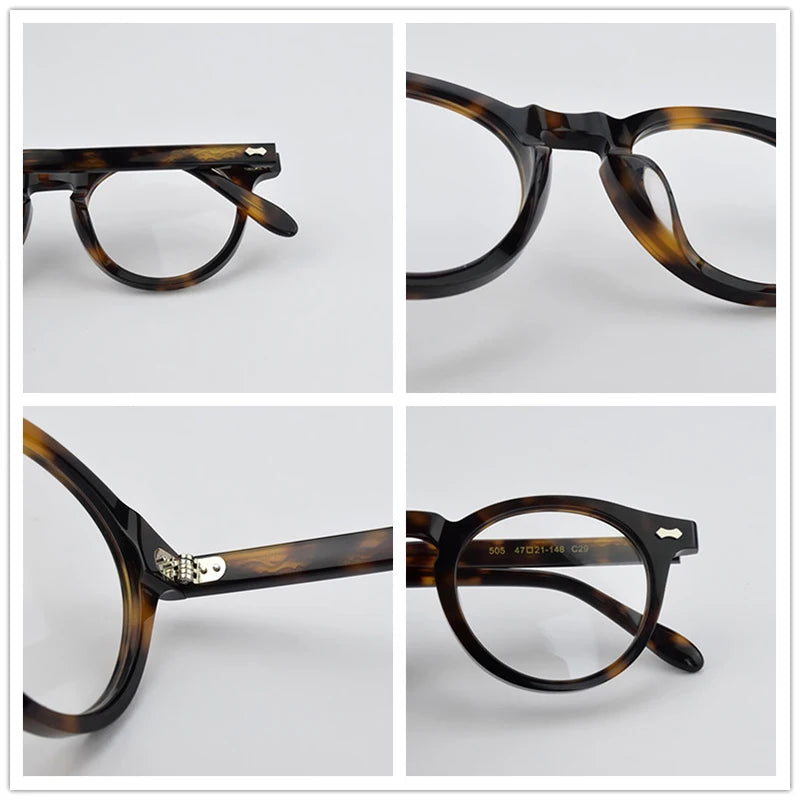 T505 Round optical glasses frame Retro brand eye glasses frames myopia prescription eyeglasses Spectacle