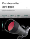 Telescopes Maifeng 20-60x70 Monocular ED Waterproof Straight Dual Focuing Spotting Scope for Bird Watching With Tripod BAK4
