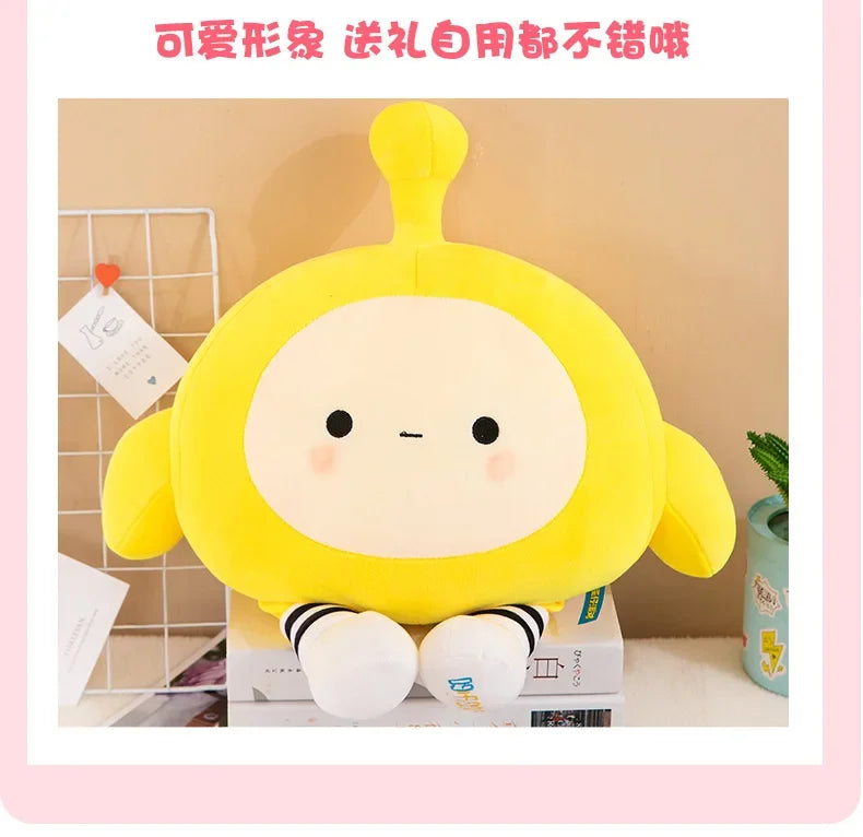 Kawaii Egg Party Oversize Plush Doll Plush Toys Children Soft Stuffed Pillow Doll Room Decoration Children's Girls Birthday Gift