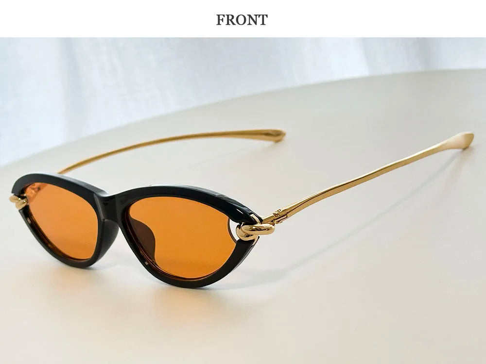 Vintage Cat Eye Sunglasses With UV400 Protection