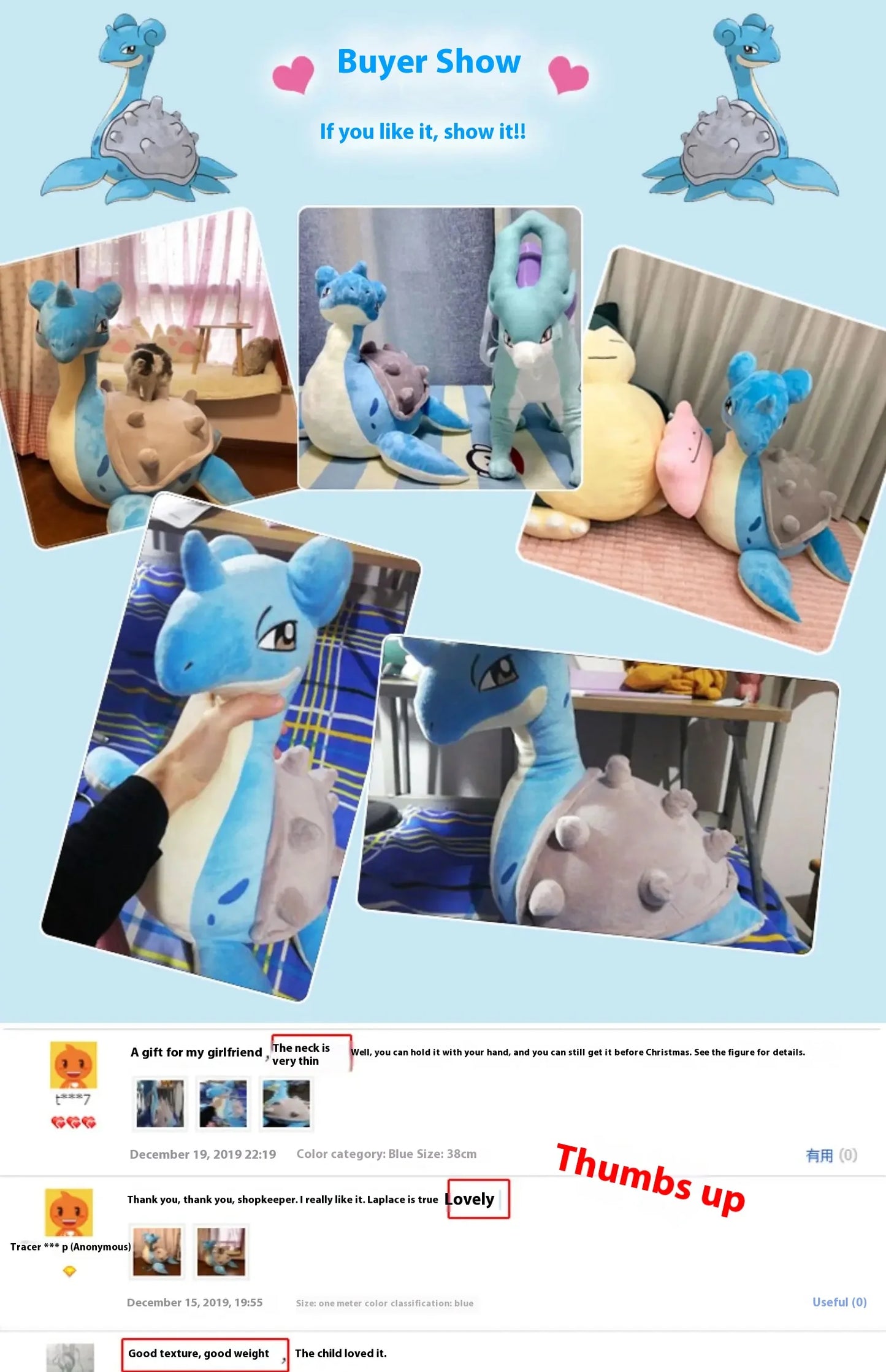 Large Ocean Creature Plush Doll Soft Anime Pillow Cushion