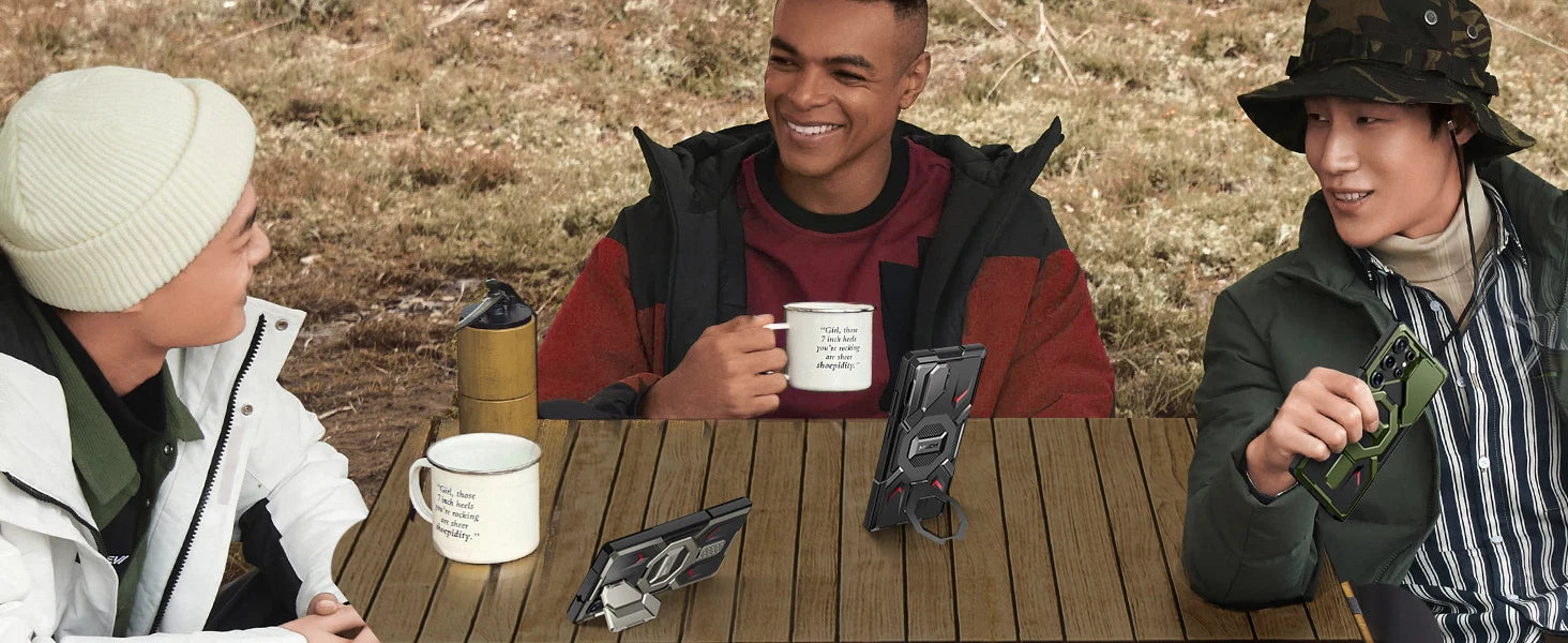 Stand for Samsung Galaxy S25 Ultra Case Compatible with Magsafe 2 Front Frames & Camera Cover Screen Protector