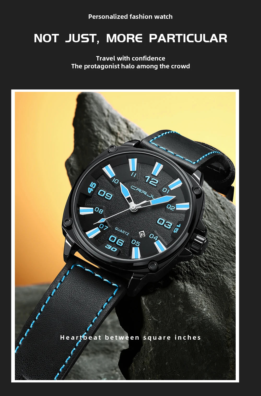 Simple Fashion Thin Date Wristwatches Male Luxury Design Breathable Leather Watches Men's Quartz Clock