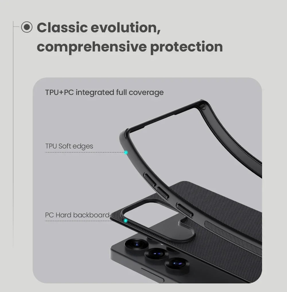 Frosted Shield Pro Case for Samsung Galaxy S26 Ultra / S26 Plus / S25 Ultra / S24 Ultra / S23 Ultra – Slim Full Coverage Protective Cover