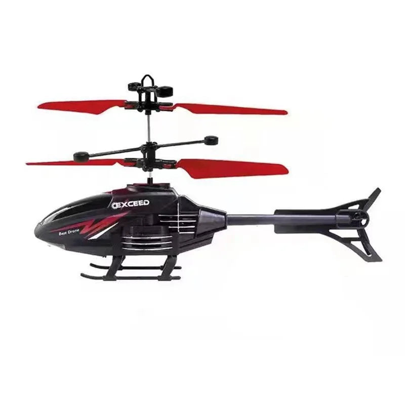 2 Channel Gesture Control Suspension Helicopter RC Remote Induction Aircraft With Charging LED Light Toy for Boys
