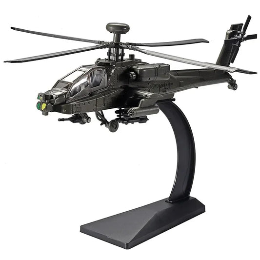 1/32 Apache Helicopter Diecast Alloy Model Toy