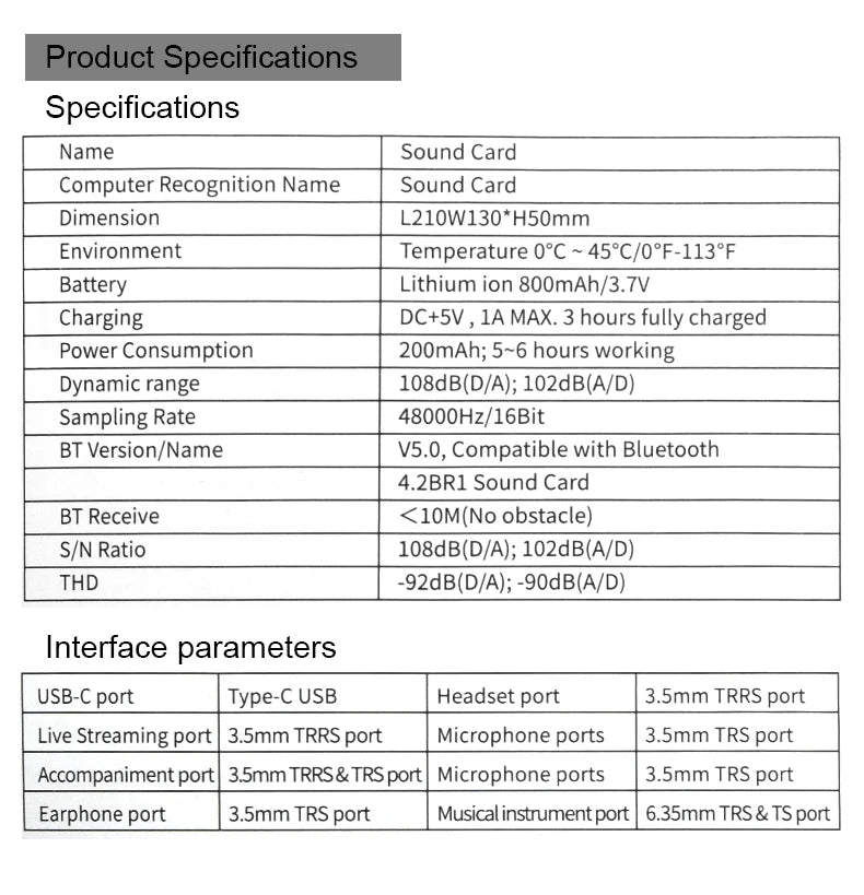 Gaming Audio Mixer,Streaming Mixer with Audio Interface BT Sound Board Voice Changer Sound Card,for PC Phone Live Streaming