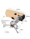 A SCard Type Outdoor Folding Portable Camping Stove Household Cookware Gas Gift Strong Fire And Windproof Kasca Magnetic BBQ