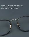 Fashionable Glasses Frame For Men Pure Titanium Acetate Anti Blue Light Eye Glasses Hot Original Brand Spectacles