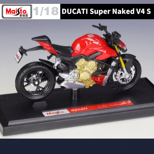 1 18 Scale Ducati Super Naked V4S Diecast Motorcycle Model