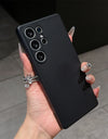 Candy Color Original Liquid Silicone Phone Case For Samsung S25 Ultra S22 S23 FE S24 Plus 5G Shockproof Soft Full Cover