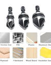 Countersink Drill Bit 3Pcs,Chamfer 90°,Suitable for Wood/Plastic/Aluminum Alloy,Woodworking Tools Countersink