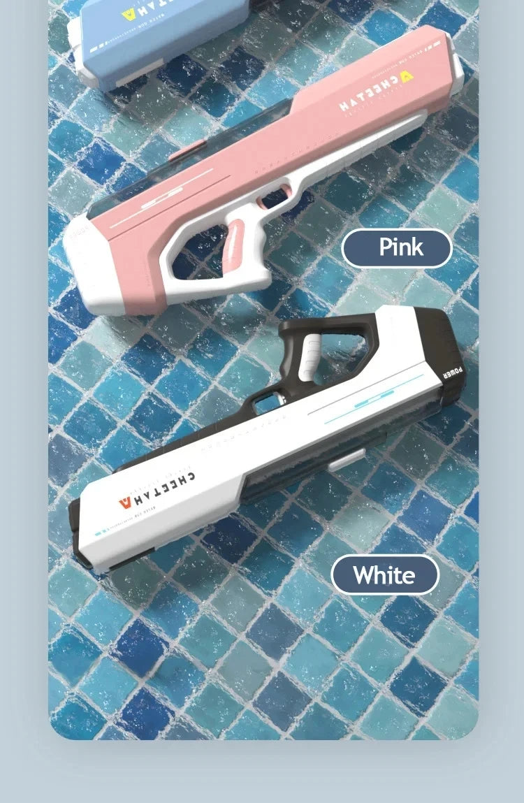Fully Electric Big Water Gun High Pressure Rechargeable Water Blaster for Outdoor Summer Activities