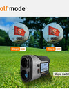 Rechargeable Golf Laser Rangefinder 1200m 650m with Slope Adjusted Flag-Lock Vibration Distance Meter Telescope Hunting