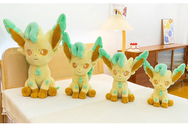 Kawaii Pokemon Stuffed Doll Set of Eevee Evolution Family Flareon Jolteon Vaporeon Espeon Umbreon Glaceon Sylveon for Anime Kids