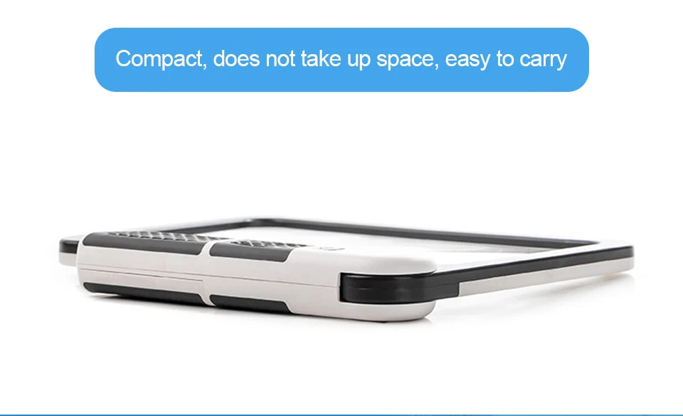 5X LED Handheld Magnifying Glass with 48 Lights Foldable Reading Magnifier