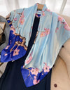 Square Women Scarves Silk Office Ladies Hair Neck Bandanna Headband Foulard Headcloth Muslim Headscarf Female muffler