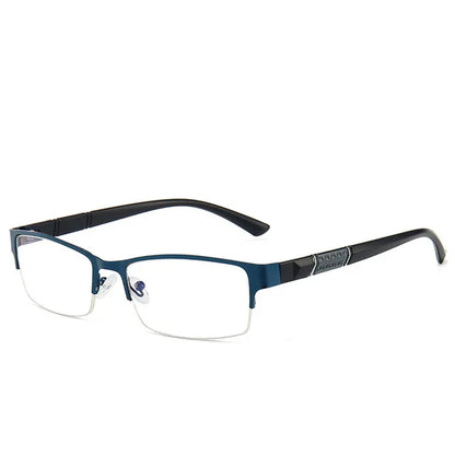 Half-frame Reading Glasses High Quality Business Glasses Presbyopia Eyeglasses 1.0 2.0 3.0