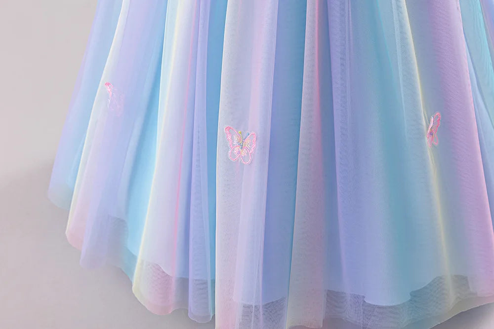 Girls Princess Dress - Fluffy Tulle Ball Gown for 1st Birthday/Wedding/Pageant | Flower Girl Party Dress