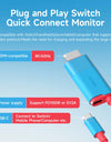 Switch Dock for Nintendo Switch/OLED USB C to HDMI-Compatible Cable Adapter 4K60Hz 100W PD for Laptop SteamDeck ROG Ally