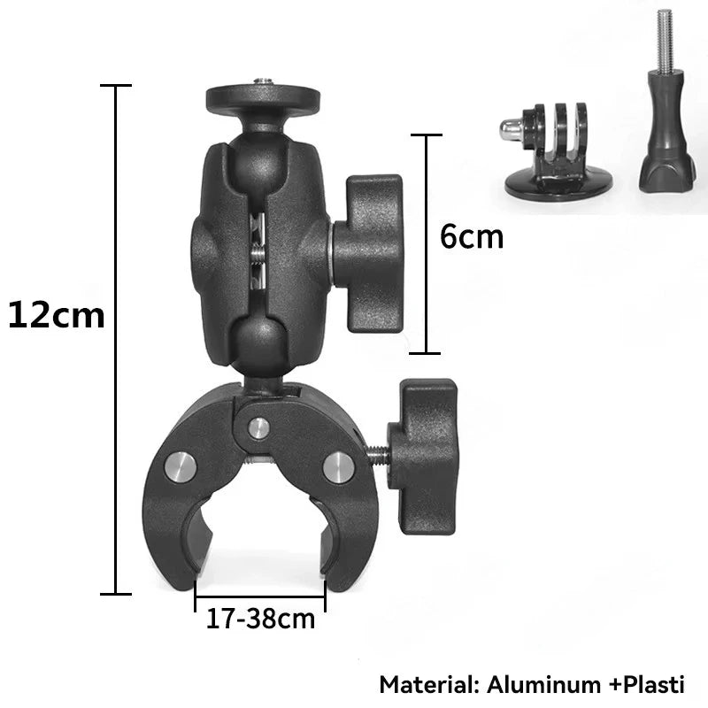 Action Camera Bicycle Motorcycle Handlebar Mount Selfie Stick Bracket