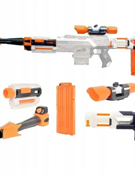 Toy Gun Modified Parts for Nerf N-strike Elite Series Muffler Tail Stock Flashlight Universal Toy Gun Accessories