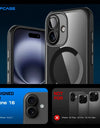 For iPhone 16 Case with Camera Control Capture Button UB Mag Slim Shockproof Protective Magnetic MagSafe Phone Case