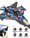 RC Plane with Camera Helicopter Remote Control Aircraft Obstacle Avoidance Fighter 2.4G Airplane EPP Foam Plane  Toys
