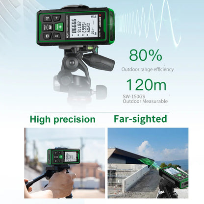 Green Laser Rangefinder 120m 150m Distance Meter Tape Rangefinder Measurement Digital Tape Tool