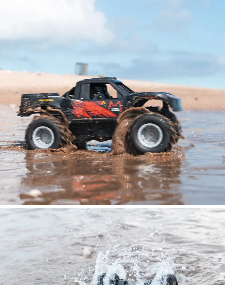 2.4G Amphibious Off-road Climbing RC Flip Stunt Car Racing All-terrain Waterproof 's RC Toys Gifts