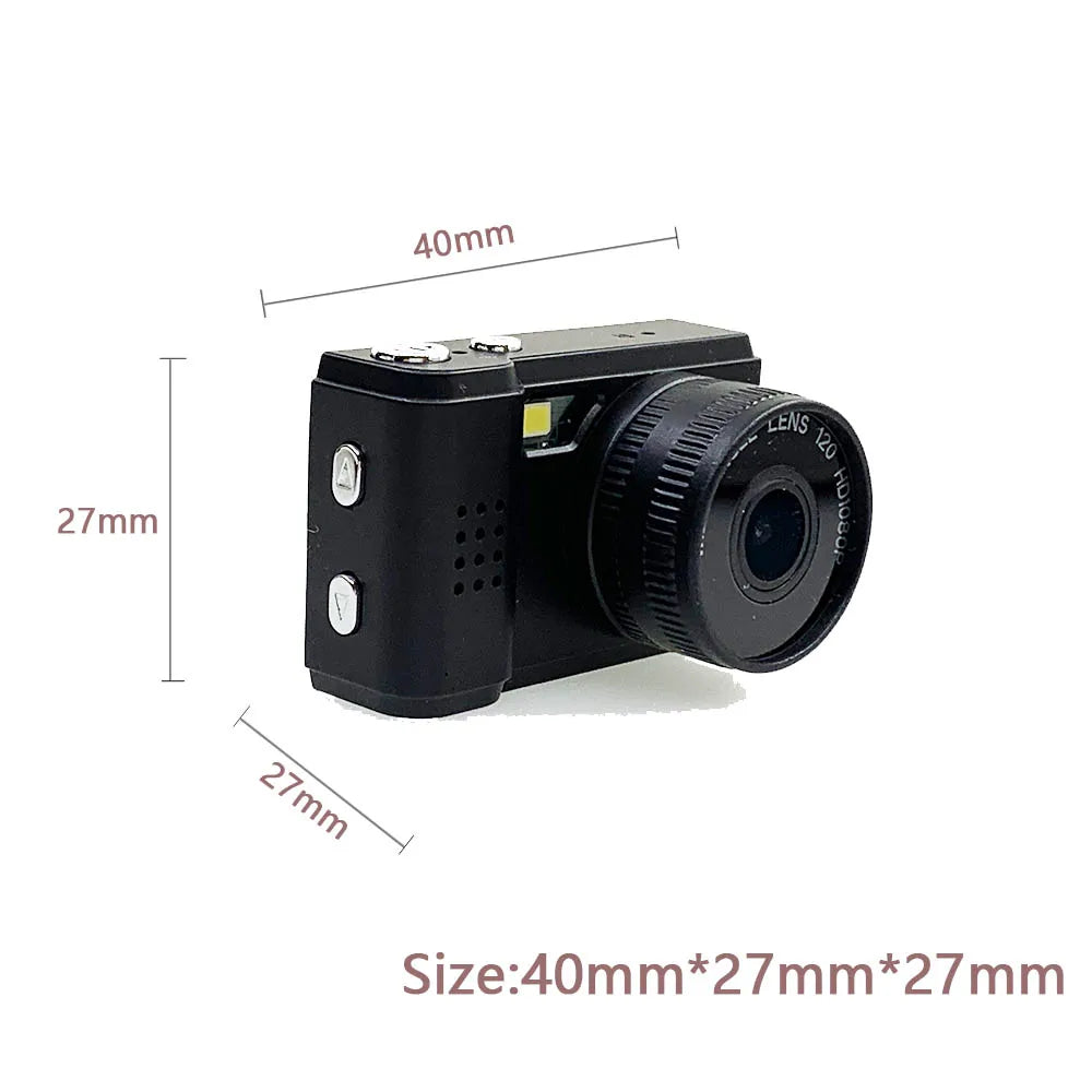 Mini Camera With Screen CMOS Indoor Home Outdoor 1080p Sports Portable Vintage Very Small Mini Camera Video Recorder