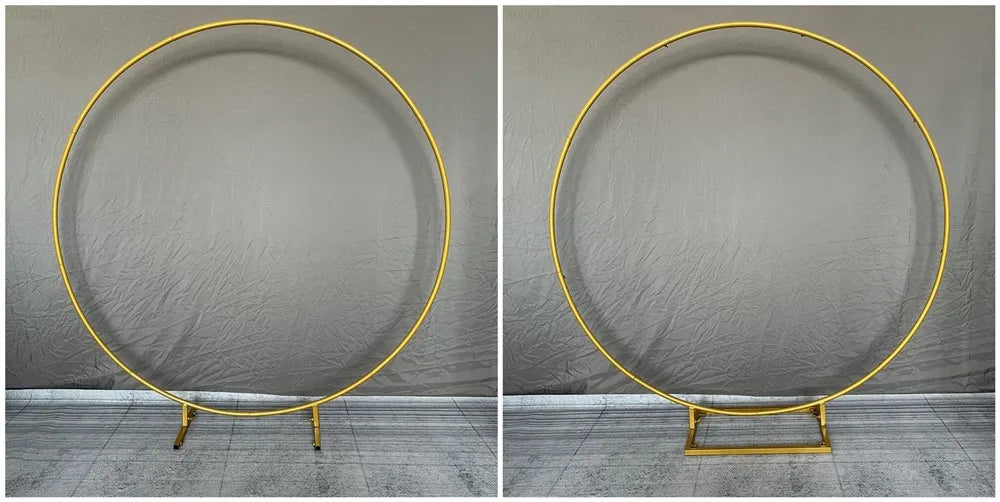 Wedding Iron Ring Arch Decoration Birthday Party Decorative Backdrop Balloon Support Kit  Shower Decor Festive Party Props