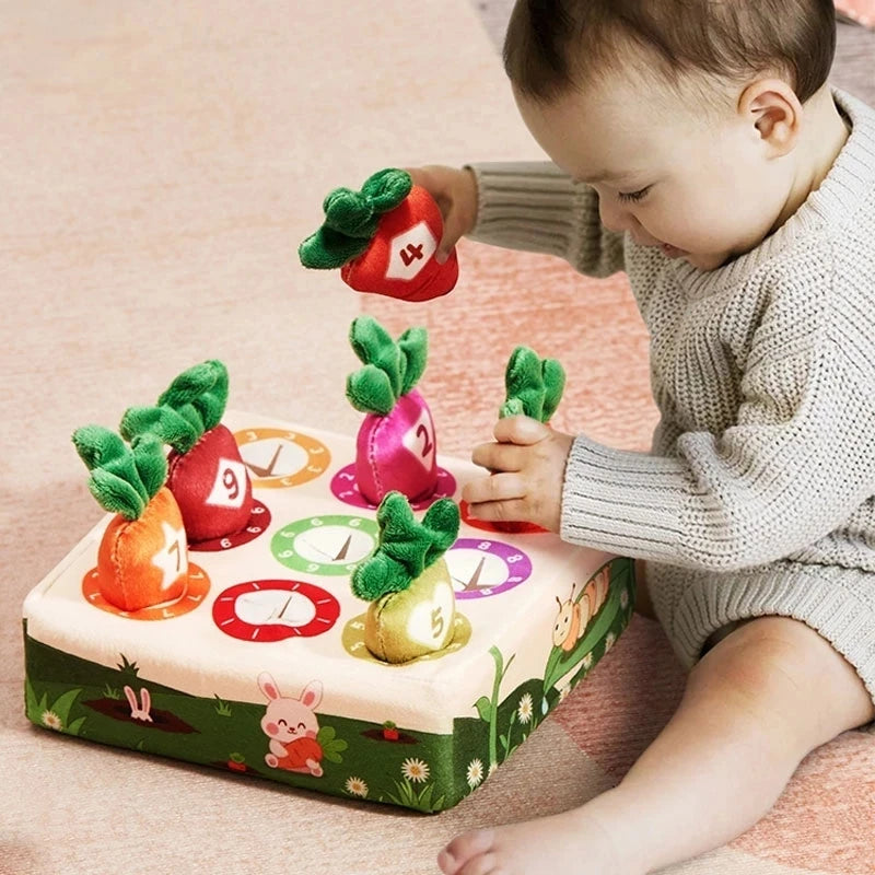 Toys 0 12 Month Tissue Box Pull Out Radish Toy Games s Fine Motor Skills Toys Montessori Early Learning Sensory Toy