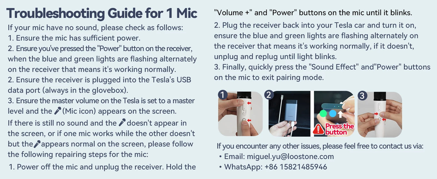 Q1PRO Tesla Karaoke Wireless Microphone with Portable Bag, 8 Sound Effects, Rechargeable Type-C Mic with AUX Receiver