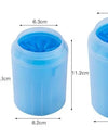 Dog Paw Cleaner Cup Soft Silicone Foot Cleaning Brush Portable Pet Dogs Towel Foot Washer Foot Cleaning Bucket Dog Accessories