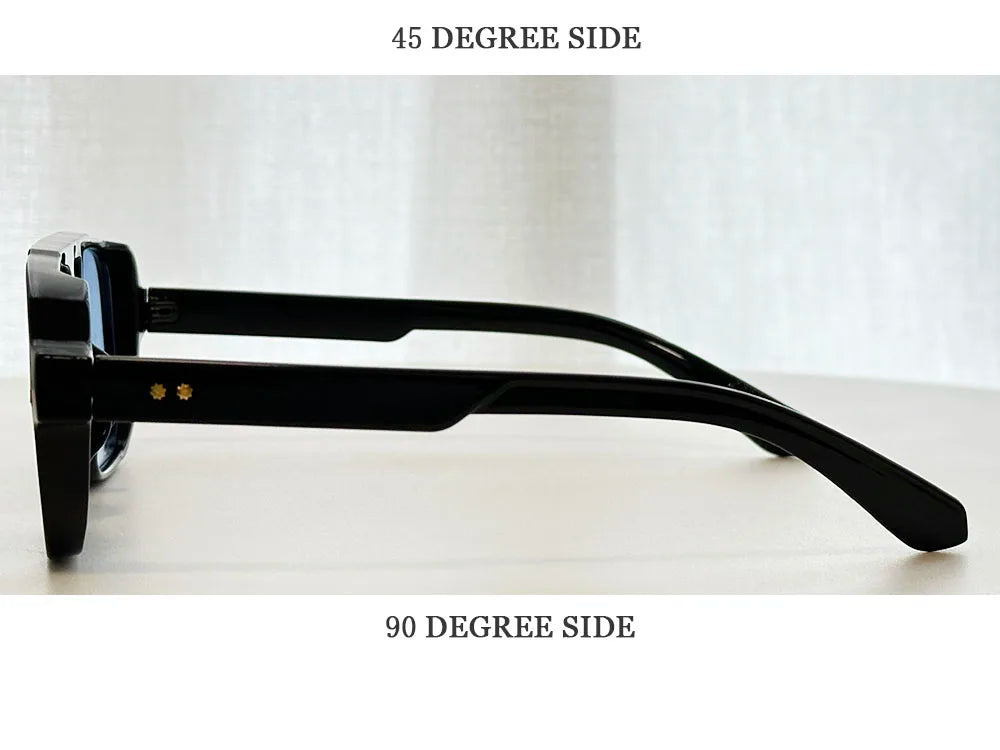 Vintage Square Sunglasses With UV400 Protection