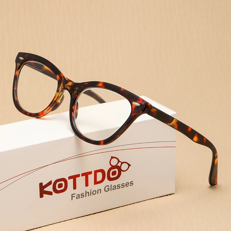 Retro Women Reading Glasses Cat Eyes Anti Blue Light Reading Eyeglasses Fashion Presbyopia Hyperopia Eyewear +1.0 +2.0 +3.0